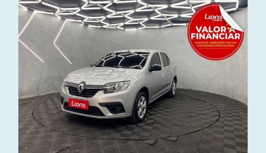 RENAULT LOGAN ZEN 1.0 12V SCE (FLEX) - PRATA - 2023 Foto 1 (Grande)
