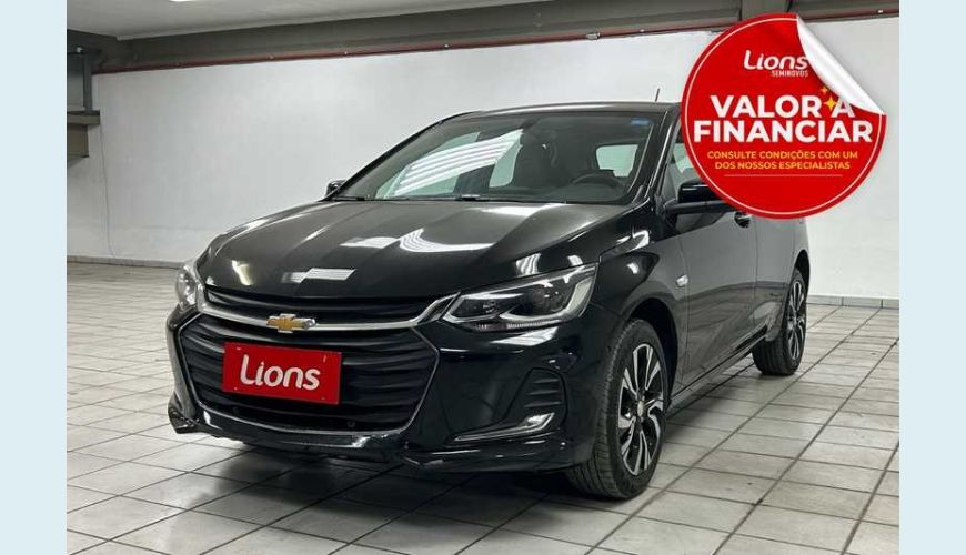 CHEVROLET ONIX HATCH PREM. 1.0 12V TB FLEX 5P AUT. - PRETO - 2025 Foto 1 (Grande)