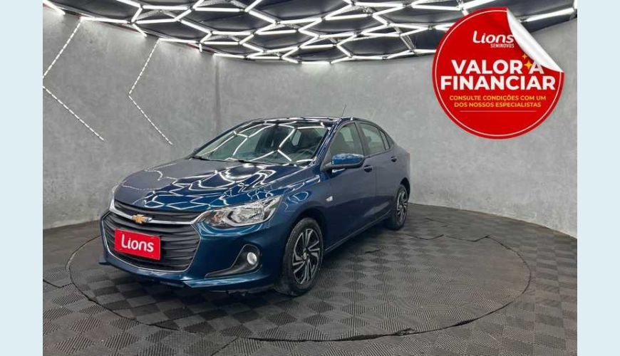 CHEVROLET ONIX PLUS LT 1.0 - AZUL - 2024 Foto 1 (Grande)