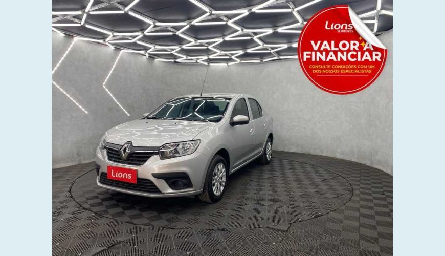 RENAULT LOGAN ZEN 1.0 12V SCE (FLEX) - PRATA - 2022 Foto 1 (Grande)