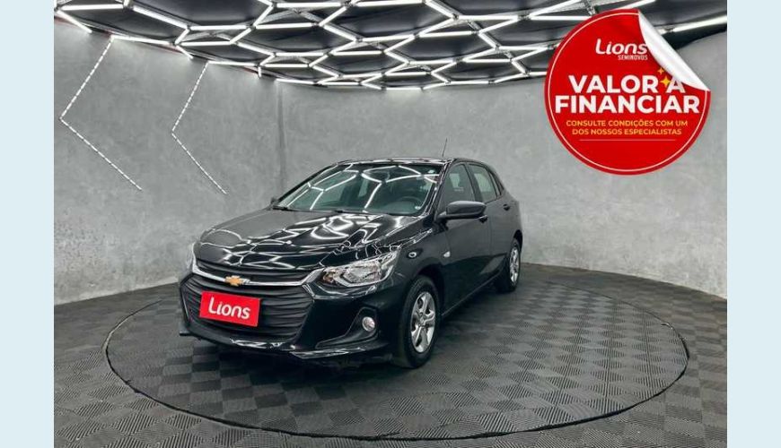 CHEVROLET ONIX 1.0 - PRETO - 2024 Foto 1 (Grande)
