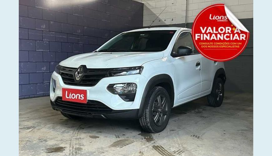RENAULT KWID ZEN 1.0 12V SCE (FLEX) - BRANCO - 2025 Foto 1 (Grande)