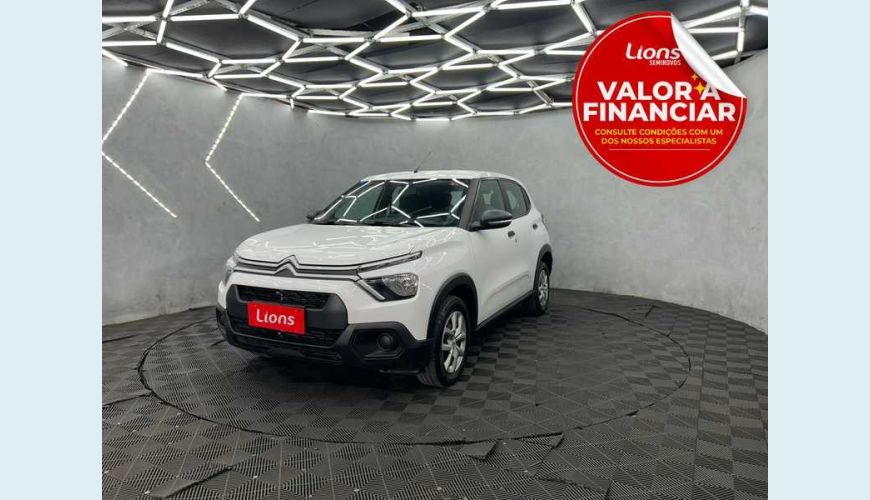 CITROËN C3 LIVE PACK 1.0 (FLEX) - BRANCO - 2023 Foto 1 (Grande)