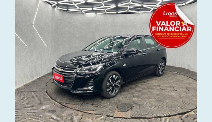 CHEVROLET ONIX HATCH PREM. 1.0 12V TB FLEX 5P AUT. - PRETO - 2025 Foto 1 (Grande)