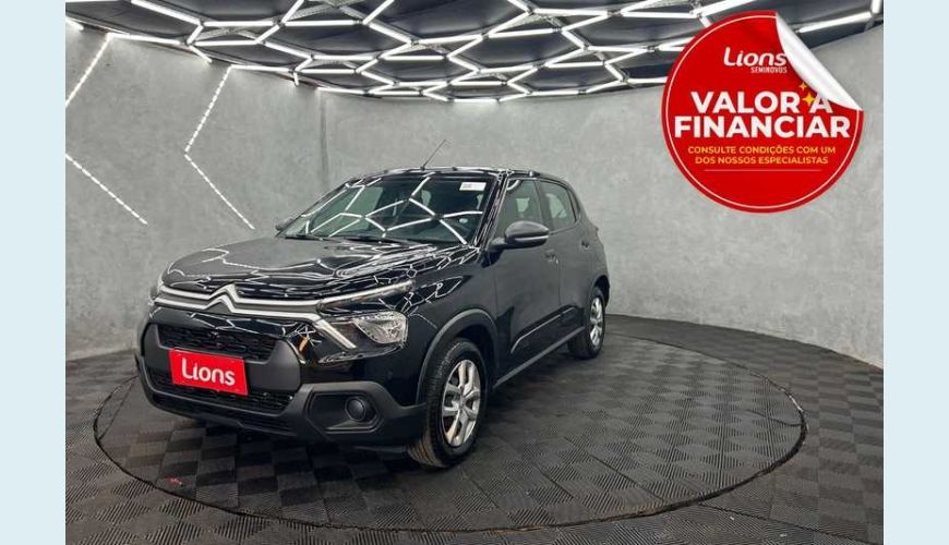 CITROËN C3 LIVE PACK 1.0 - PRETO - 2024 Foto 1 (Grande)