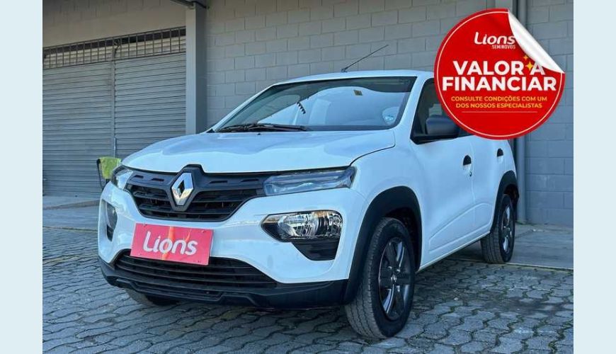 RENAULT KWID ZEN 1.0 12V SCE (FLEX) - BRANCO - 2024 Foto 1 (Grande)