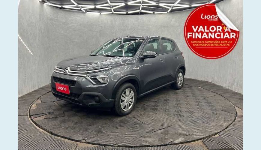 CITROËN C3 LIVE PACK 1.0 - CINZA - 2024 Foto 1 (Grande)
