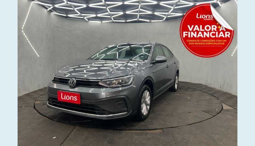 VOLKSWAGEN VIRTUS TSI 1.0 (AUT.) - CINZA - 2024 Foto 1 (Grande)