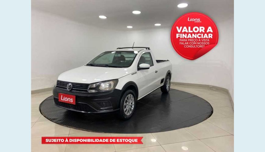 VOLKSWAGEN SAVEIRO ROBUST 1.6 MSI CS (FLEX) - BRANCO - 2021 Foto 1 (Grande)