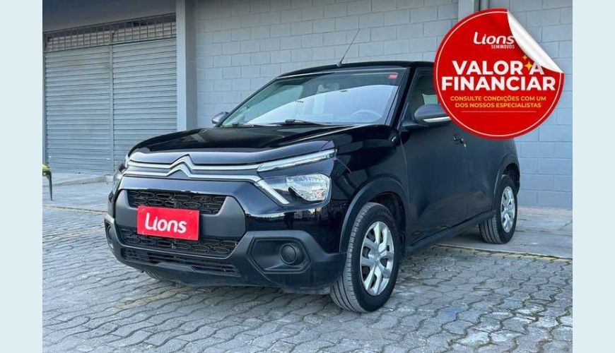 CITROËN C3 LIVE PACK 1.0 - PRETO - 2025 Foto 1 (Grande)