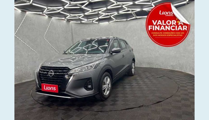 NISSAN KICKS ACTIVE 1.6 (FLEX) - PRATA - 2024 Foto 1 (Grande)
