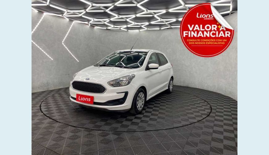 FORD KA 1.0 SE (FLEX) - BRANCO - 2019 Foto 1 (Grande)