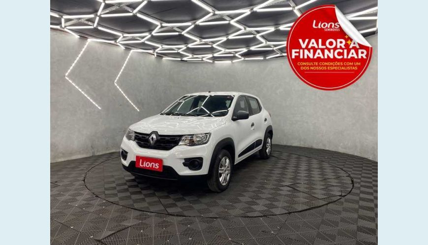 RENAULT KWID ZEN 1.0 12V SCE (FLEX) - BRANCO - 2022 Foto 1 (Grande)