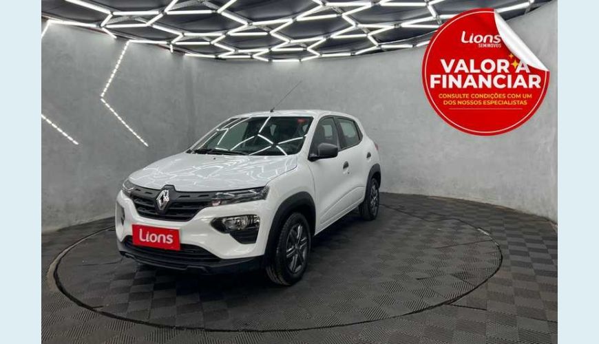 RENAULT KWID ZEN 1.0 12V SCE (FLEX) - BRANCO - 2024 Foto 1 (Grande)