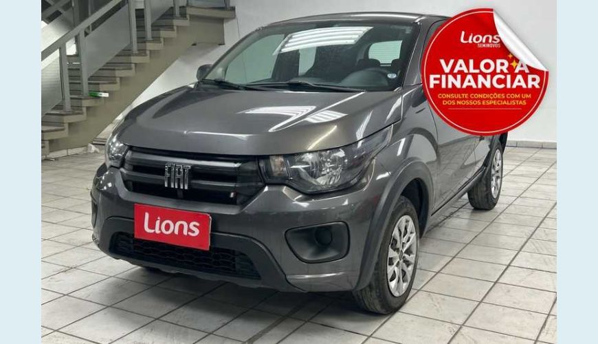 FIAT MOBI LIKE 1.0 - CINZA - 2024 Foto 1 (Grande)