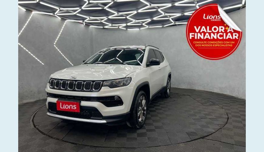 JEEP COMPASS LONGITUDE 1.3 T270 (AUT) (FLEX) - BRANCO - 2024 Foto 1 (Grande)