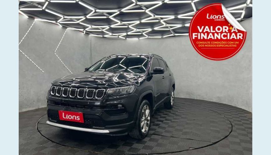 JEEP COMPASS LONGITUDE 1.3 T270 (AUT) (FLEX) - PRETO - 2022 Foto 1 (Grande)