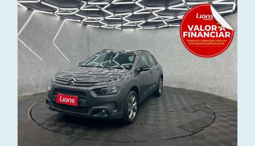 CITROËN C4 CACTUS 1.6 FEEL (AUT) (FLEX) - CINZA - 2022 Foto 1 (Grande)
