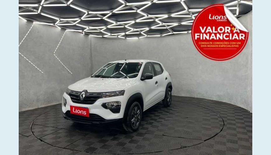 RENAULT KWID ZEN 1.0 12V SCE (FLEX) - BRANCO - 2024 Foto 1 (Grande)
