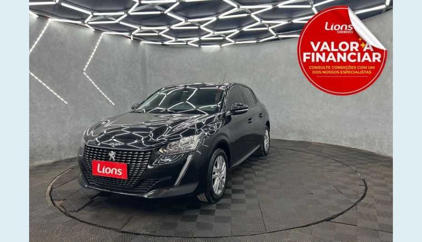 PEUGEOT 208 ACTIVE 1.6 FLEX 16V 5P AUT. - PRETO - 2022 Foto 1 (Grande)