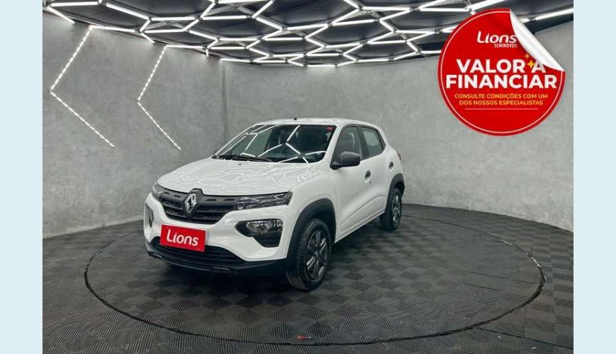 RENAULT KWID ZEN 1.0 12V SCE (FLEX) - BRANCO - 2024 Foto 1 (Grande)