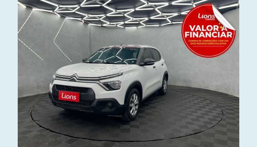 CITROËN C3 LIVE PACK 1.0 (FLEX) - BRANCO - 2023 Foto 1 (Grande)