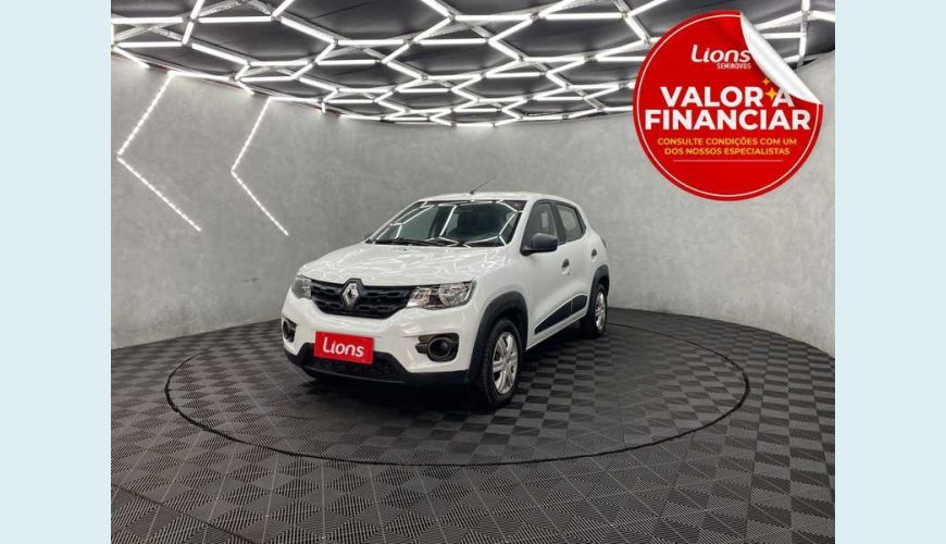 RENAULT KWID ZEN 1.0 12V SCE (FLEX) - BRANCO - 2020 Foto 1 (Grande)
