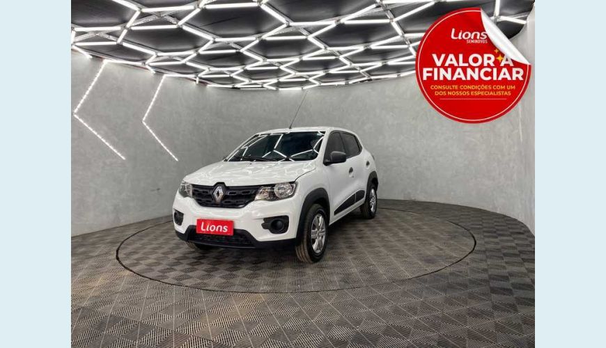RENAULT KWID ZEN 1.0 12V SCE (FLEX) - BRANCO - 2020 Foto 1 (Grande)