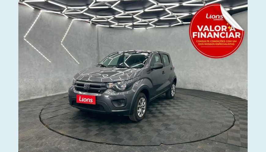 FIAT MOBI LIKE 1.0 - CINZA - 2024 Foto 1 (Grande)