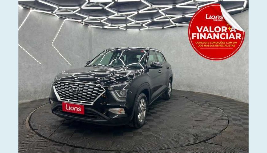 HYUNDAI CRETA COMFORT 1.0 TURBO (AUT) (FLEX) - PRETO - 2025 Foto 1 (Grande)