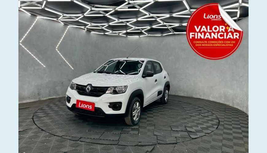 RENAULT KWID ZEN 1.0 12V SCE (FLEX) - BRANCO - 2022 Foto 1 (Grande)