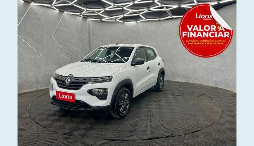 RENAULT KWID ZEN 1.0 12V SCE (FLEX) - BRANCO - 2024 Foto 1 (Grande)