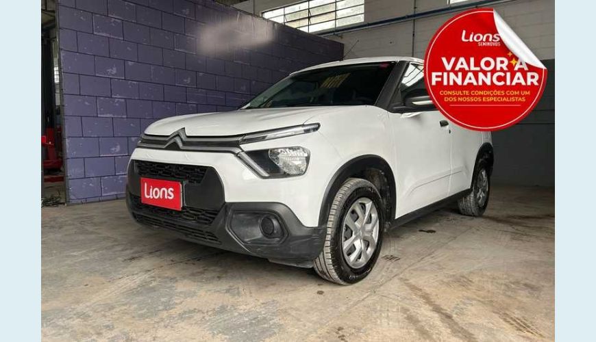 CITROËN C3 LIVE PACK 1.0 (FLEX) - BRANCO - 2023 Foto 1 (Grande)