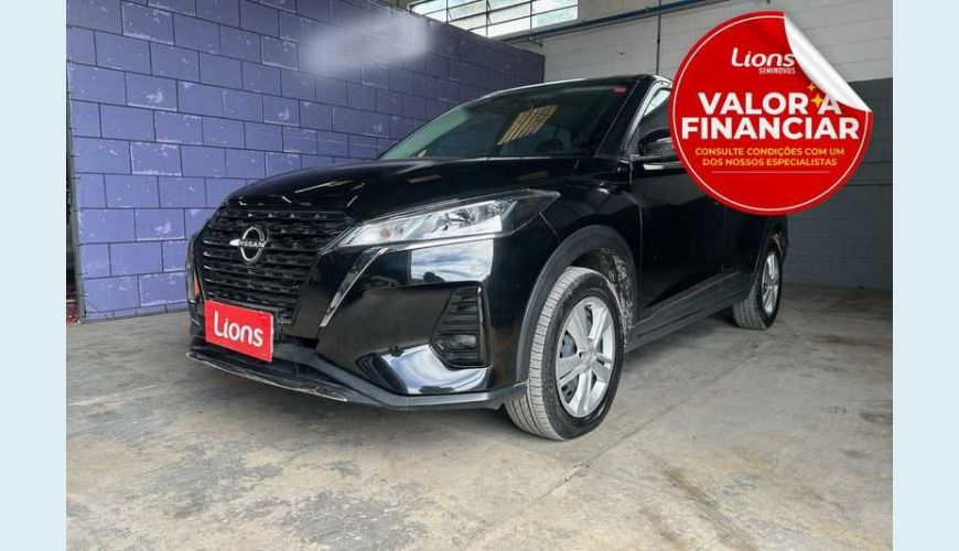 NISSAN KICKS ACTIVE 1.6 FLEX - PRETO - 2024 Foto 1 (Grande)