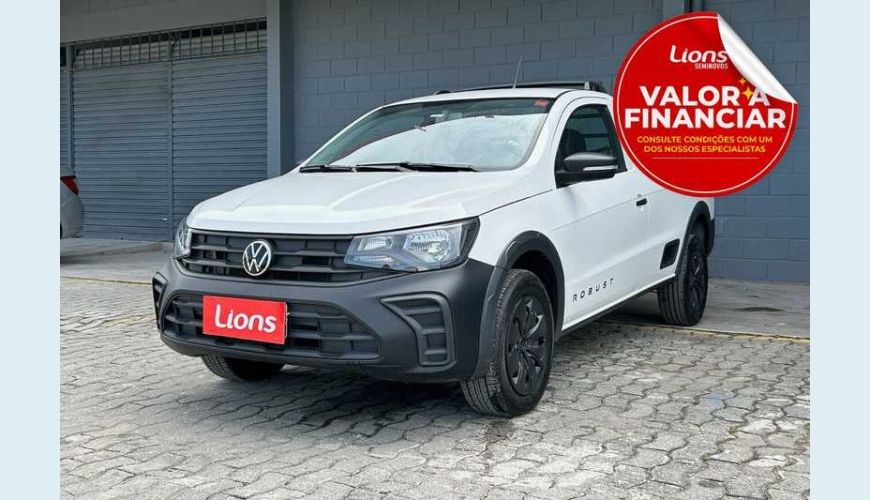 VOLKSWAGEN SAVEIRO ROBUST TOTAL FLEX 16V - BRANCO - 2025 Foto 1 (Grande)