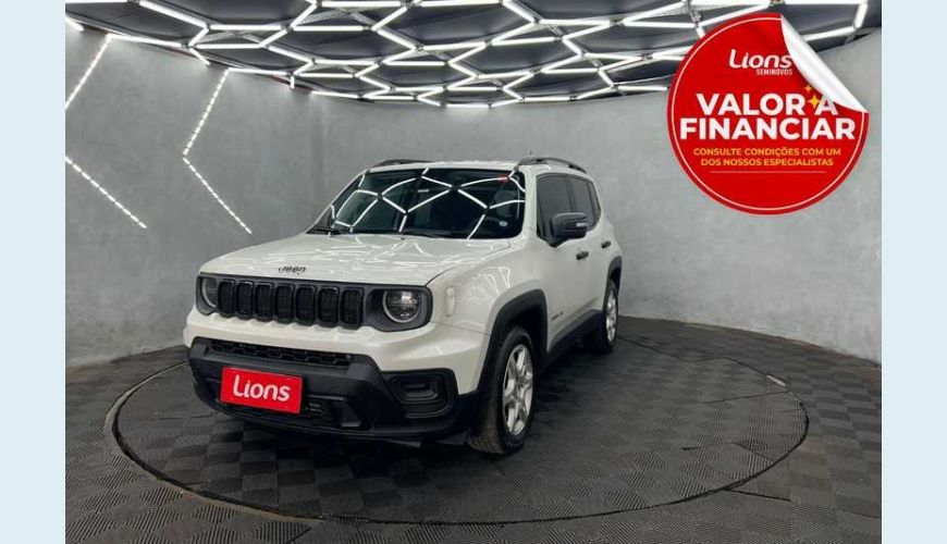 JEEP RENEGADE SPORT T270 1.3 TURBO 4X2 - BRANCO - 2024 Foto 1 (Grande)