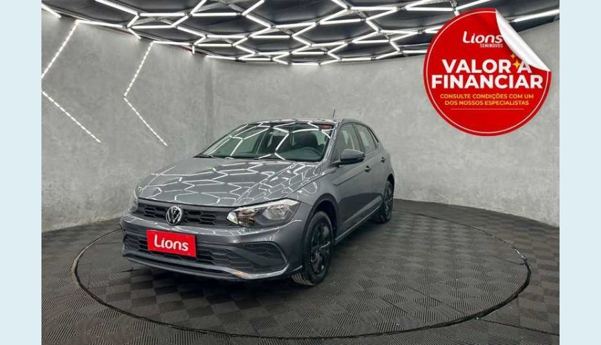 VOLKSWAGEN POLO TRACK 1.0 FLEX 12V 5P - CINZA - 2025 Foto 1 (Grande)
