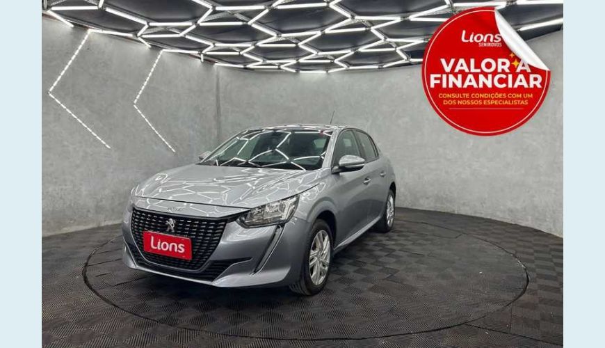 PEUGEOT 208 ACTIVE 1.6 FLEX AUT. - PRATA - 2023 Foto 1 (Grande)