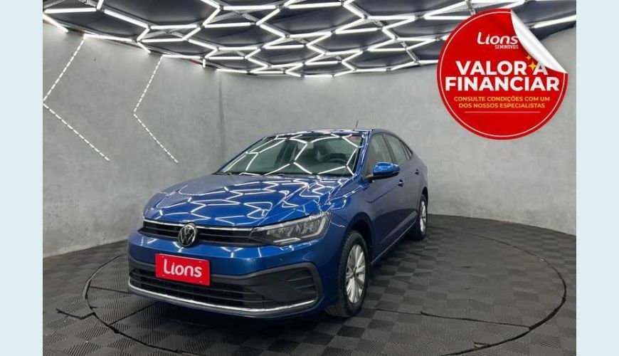 VOLKSWAGEN VIRTUS TSI 1.0 FLEX 12V 4P AUT. - AZUL - 2023 Foto 1 (Grande)