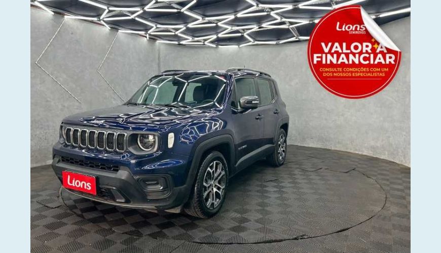 JEEP RENEGADE LONGITUDE T270 1.3 TURBO 4X2 - AZUL - 2024 Foto 1 (Grande)