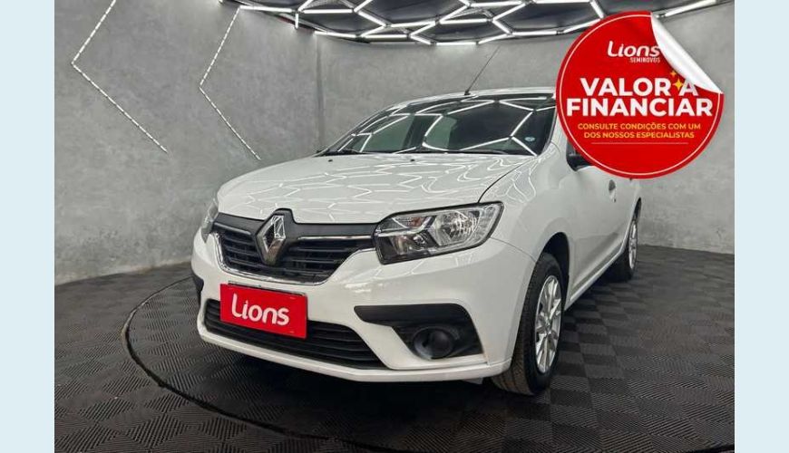 RENAULT LOGAN LIFE 1.0 12V SCE FLEX - BRANCO - 2023 Foto 1 (Grande)