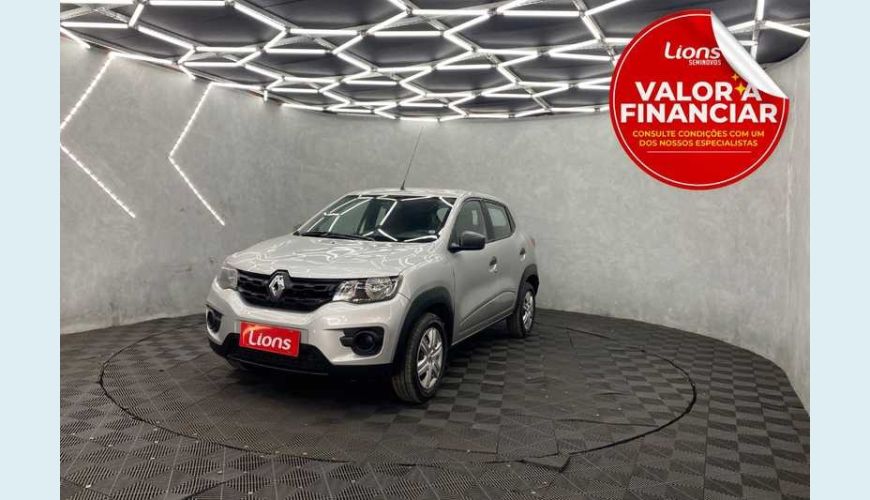 RENAULT KWID ZEN 1.0 12V SCE FLEX - PRATA - 2022 Foto 1 (Grande)