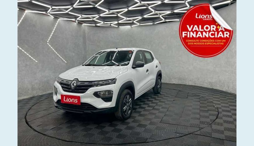 RENAULT KWID ZEN 1.0 12V SCE FLEX - BRANCO - 2025 Foto 1 (Grande)