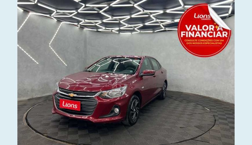 CHEVROLET ONIX PLUS LT 1.0 TURBO AT - VERMELHO - 2024 Foto 1 (Grande)