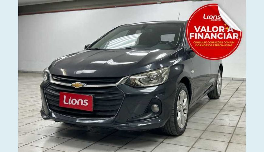 CHEVROLET ONIX LTZ 1.0 TURBO (AUT.) - CINZA - 2024 Foto 1 (Grande)