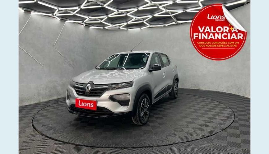 RENAULT KWID INTENSE 1.0 12V SCE FLEX - PRATA - 2023 Foto 1 (Grande)