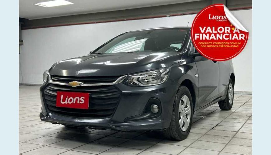 CHEVROLET ONIX 1.0 - CINZA - 2024 Foto 1 (Grande)