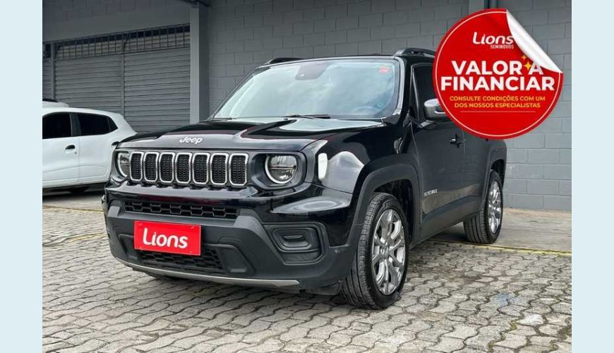 JEEP RENEGADE LONGITUDE - PRETO - 2025 Foto 1 (Grande)