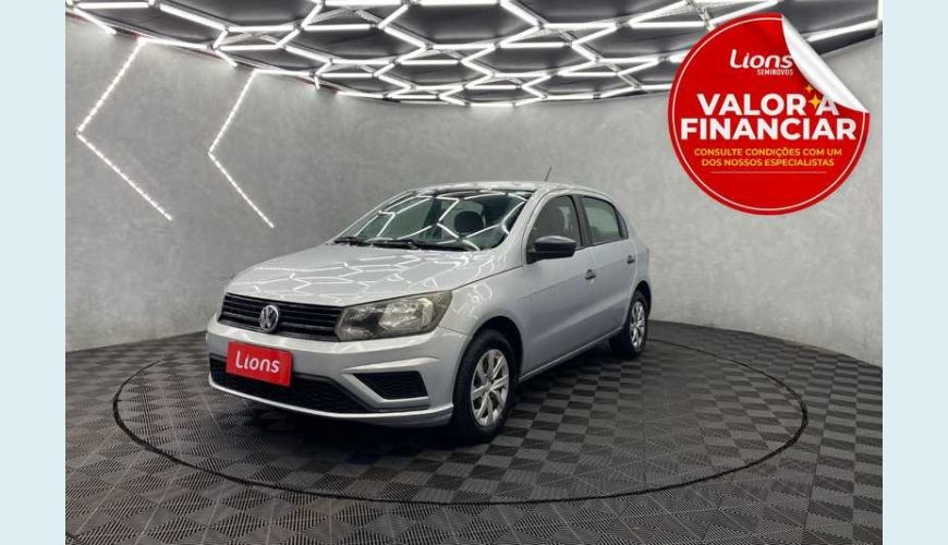 VOLKSWAGEN GOL 1.0 12V FLEX - PRATA - 2021 Foto 1 (Grande)