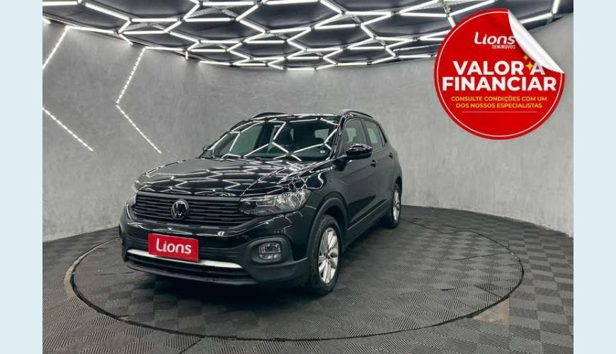 VOLKSWAGEN T-CROSS 1.0 200 TSI 12V AUT. FLEX - PRETO - 2024 Foto 1 (Grande)